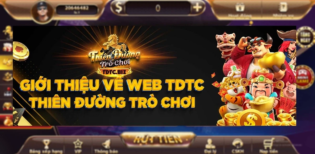 App Game Đổi Thưởng TDTC Kiếm Tiền Thật Về Ngân Hàng Uy Tín